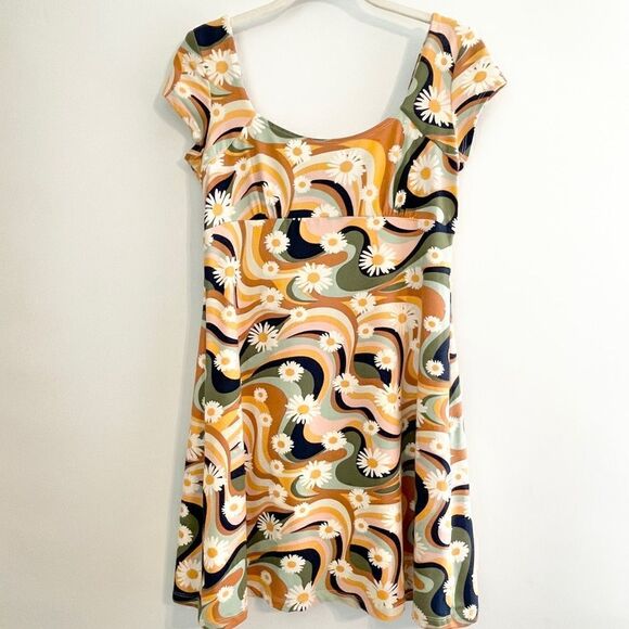 Altar'd State Floral Mini Dress Size S - Picture 6 of 6